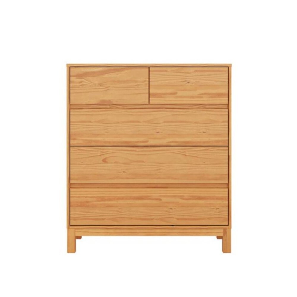 Cómoda 5 Cajones - Madera Maciza - Square Cómoda 5 Cajones - Madera Maciza - Square
