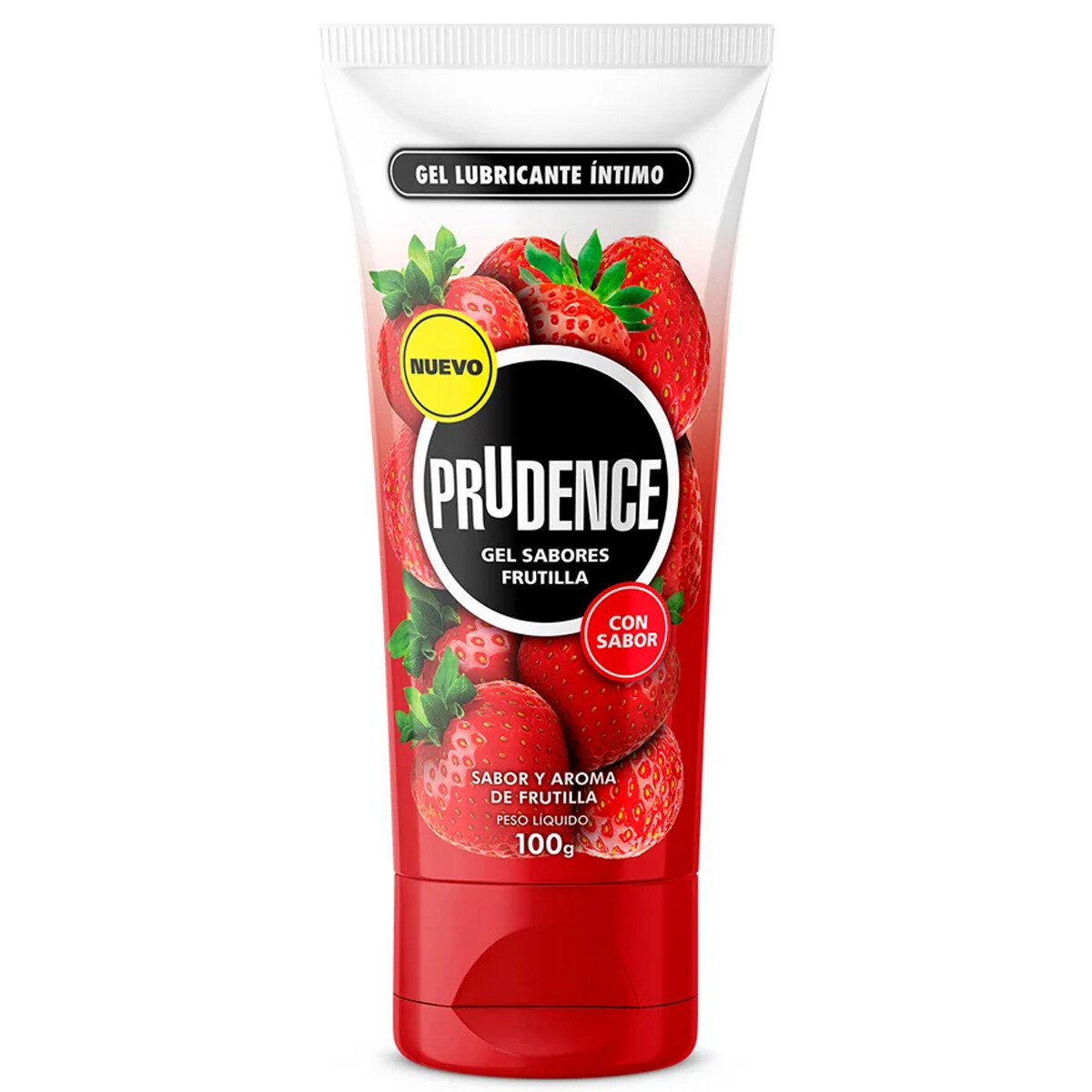 Gel Lubricante Prudence Sabor a Frutilla 100g 