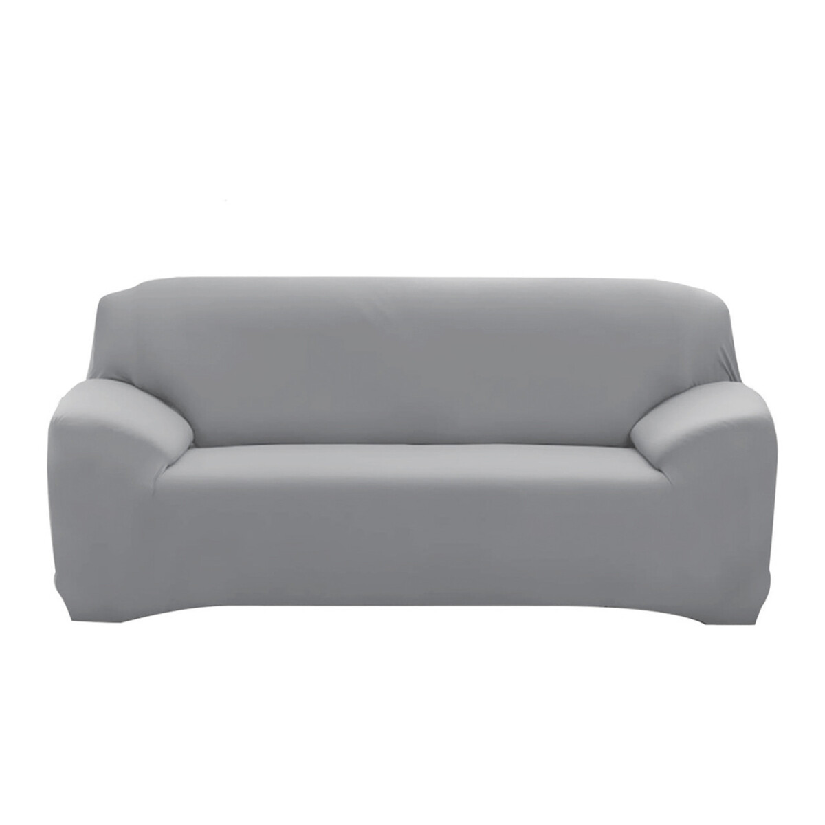 Cubre Sofa Elastico Elastizado Funda 4 Cuerpo Plaza - Variante Color Gris Claro 2 
