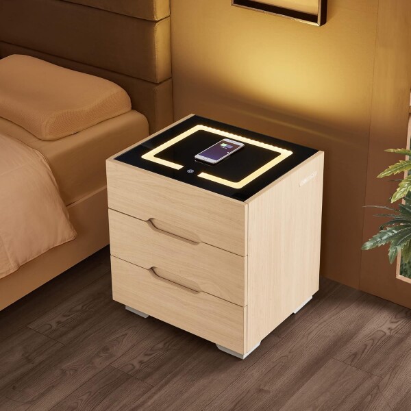 Mesa de luz CHARGER Beige
