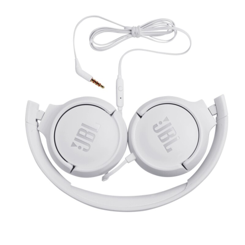 Auriculares JBL Tune 500 Blancos con Micrófono AUDIFONO JBL TUNE 500 BLANCO C/MICROFONO