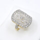 Anillo Nuevo Estilo Antiguo En Oro 18K Y Brillantes Anillo Nuevo Estilo Antiguo En Oro 18K Y Brillantes