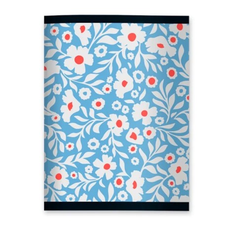 Cuaderno Campus 48 Hojas Doble Raya Flores