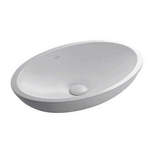 Bacha Lavatorio De Apoyar Ferrum Lavatorio Citera Blanco Oval Apoyar 000