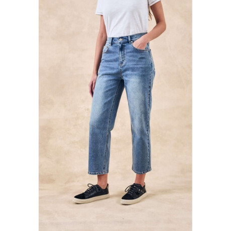 Jean Crop Recto Denim