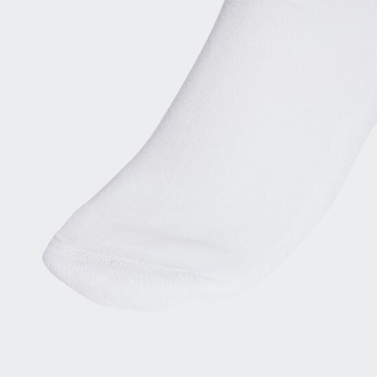 Medias Adidas Tobilleras 3 Rayas 3 Pares Blanco