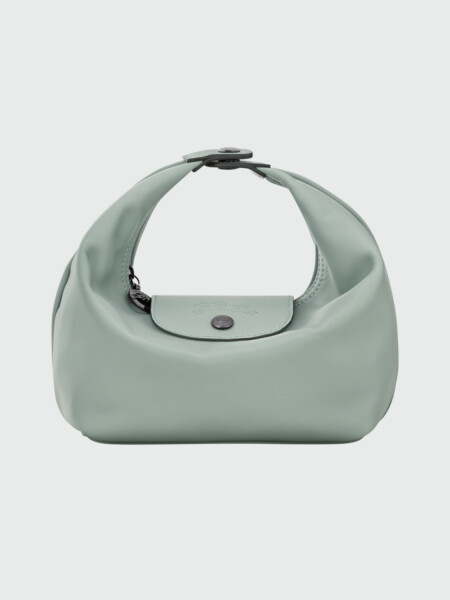 Longchamp - Cartera de cuero, le Pliage Xtra Aguamarina claro