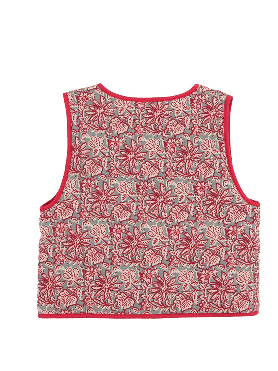 Chaleco Reversible Ac Verde Oscuro