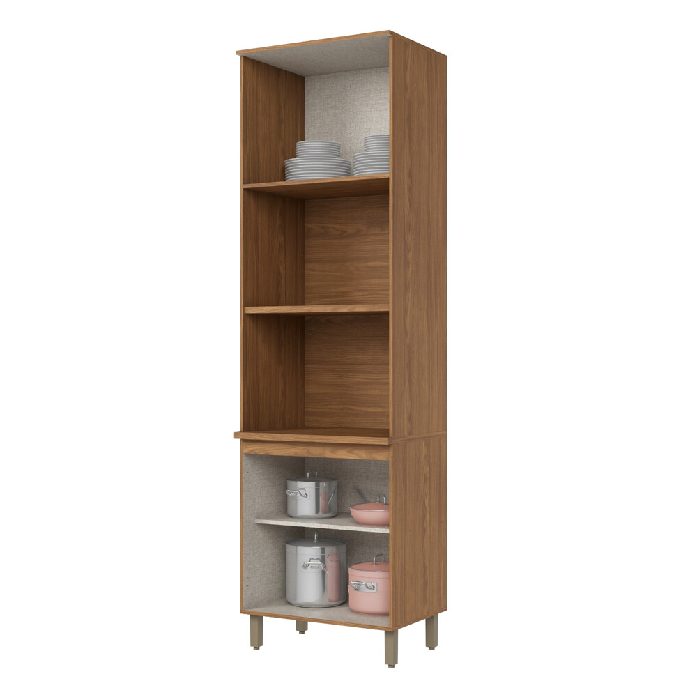 PANELERO TORRE 4 PUERTAS ARMARIO ORGANIZADOR CON ESTANTE PARA MICROONDAS. PANELERO TORRE 4 PUERTAS ARMARIO ORGANIZADOR CON ESTANTE PARA MICROONDAS.