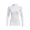 Remera Under Armour ColdGear Authentics Mockneck White