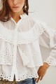 Camisa Belle Lace Blanco
