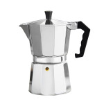 CAFETERA ITALIANA ALUMINIO 150ML 3T PLATA VARENNA CAFETERA ITALIANA ALUMINIO 150ML 3T PLATA VARENNA