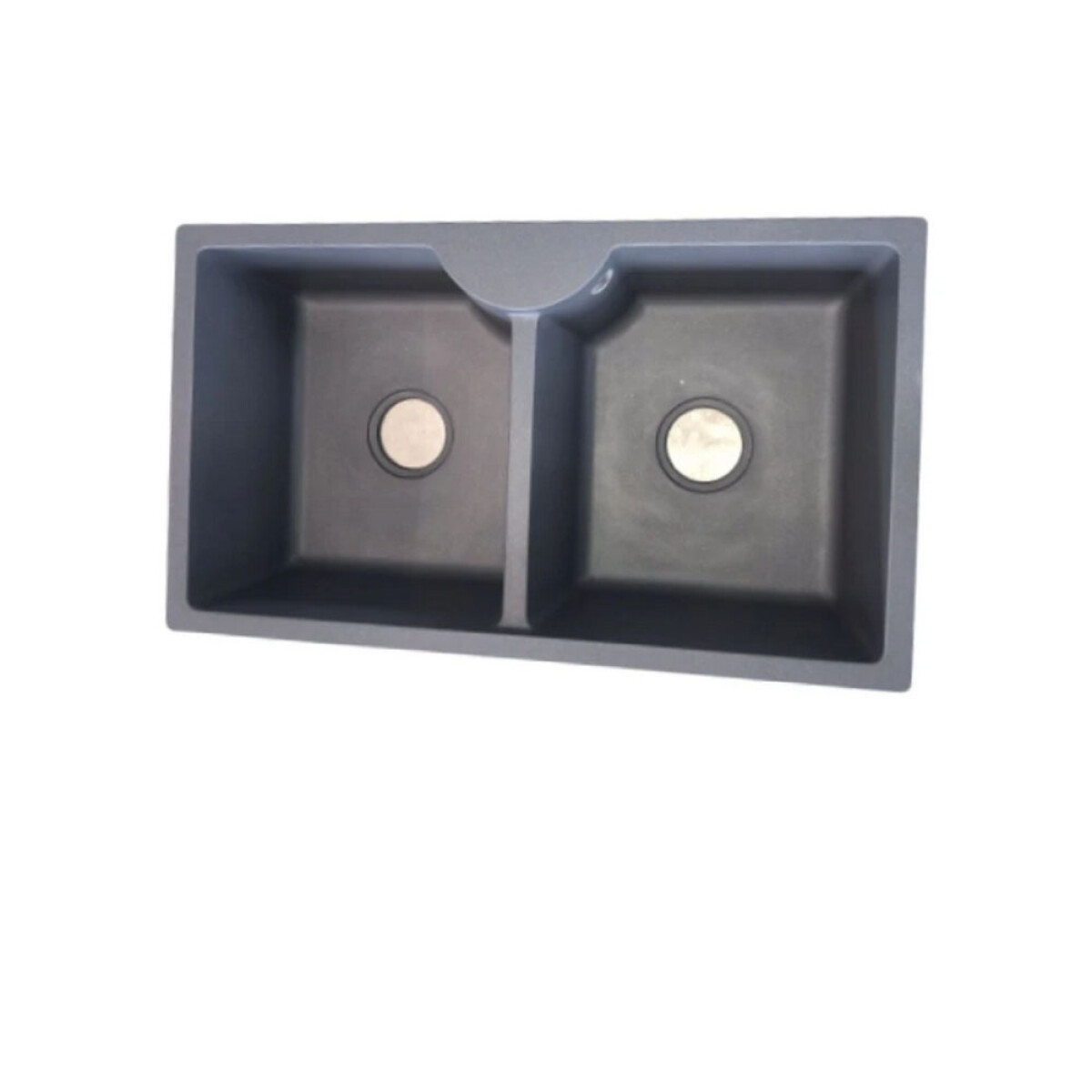 Pileta doble gris 78 x 45 