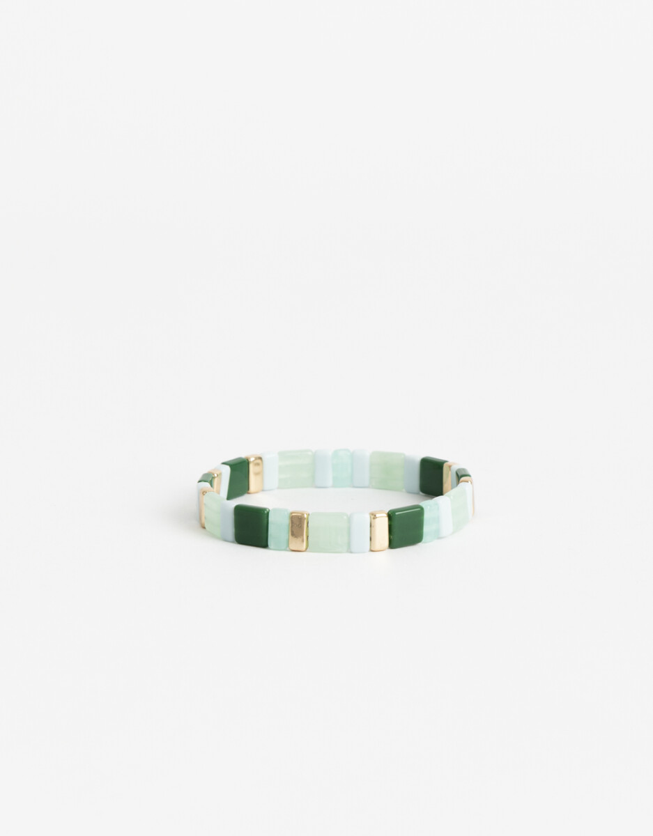 Pulsera Elástica Beads Resina 