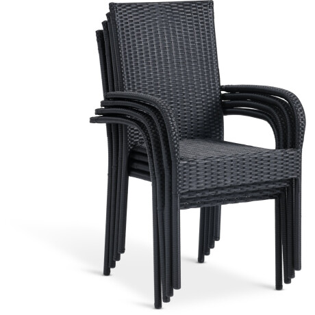 Silla apilable GUDHJEM negro Negro