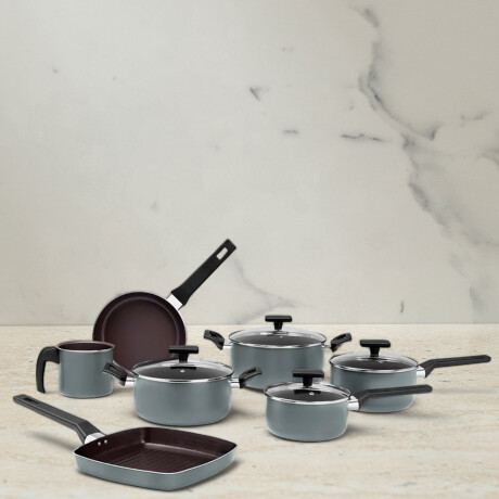 Batería de Cocina Brinox Antiadherente 7 Piezas Batería de Cocina Brinox Antiadherente 7 Piezas