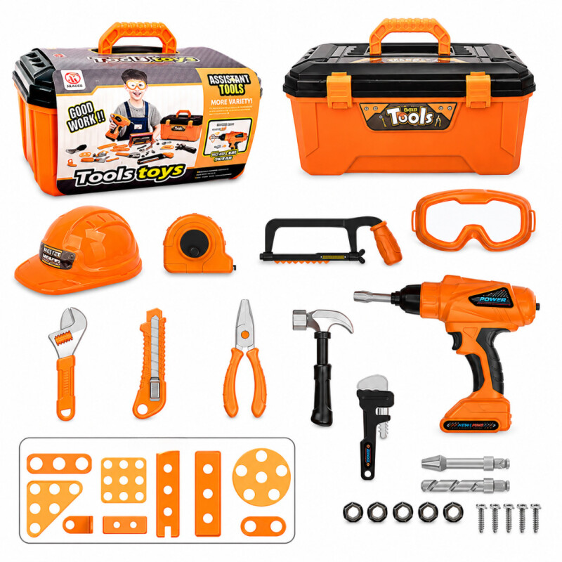 Set Caja Herramientas Juguete Taladro Constructor Infantil Set Caja Herramientas Juguete Taladro Constructor Infantil