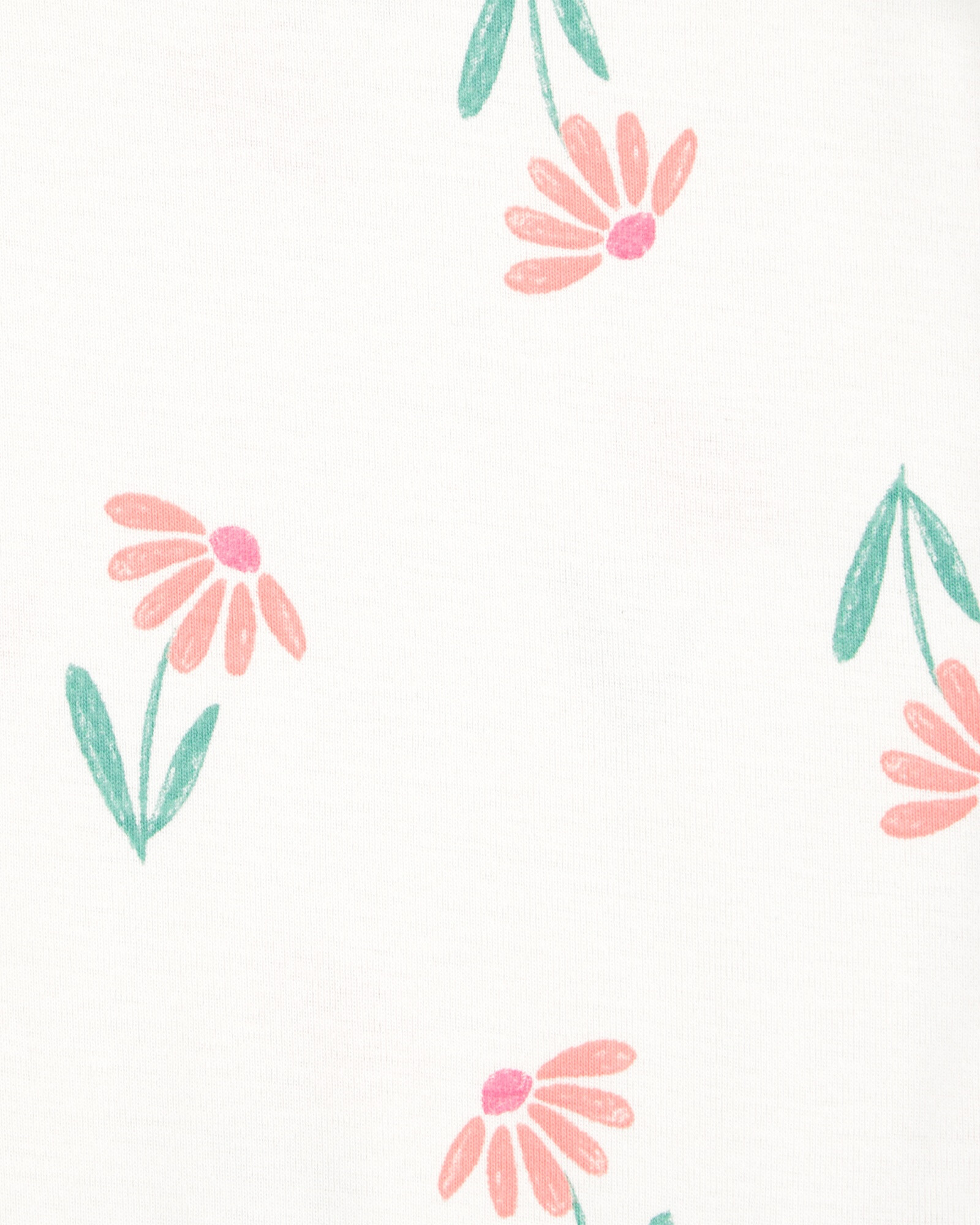 Pack cinco bodies de algodón, diseño floral Pack cinco bodies de algodón, diseño floral