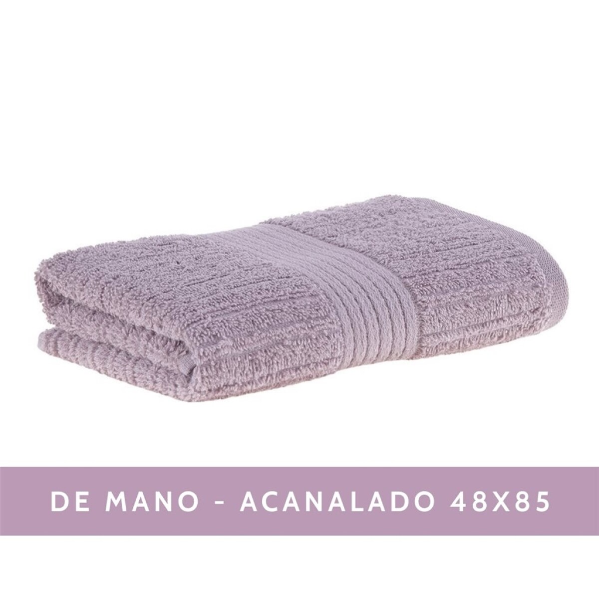 TOALLA ROSTRO ACANALADO - 480G ROSA - 48X85 