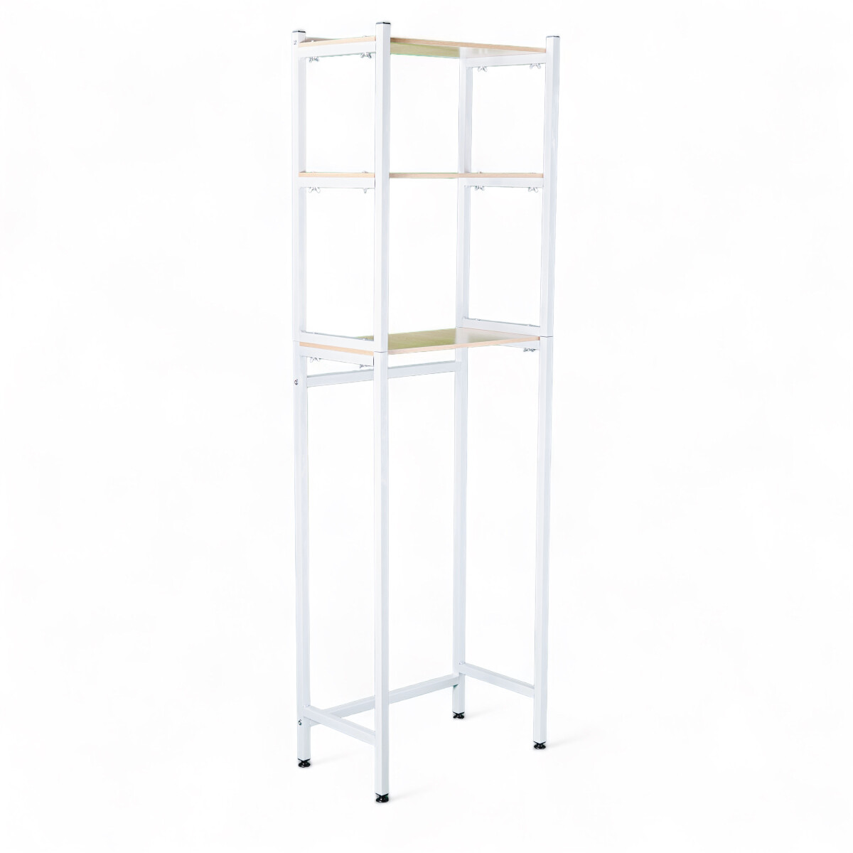 Mueble Hierro y Madera Organizador Rack baño sobre inodoro 