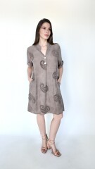 Vestido Divo Marrón