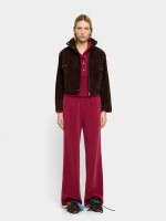 Pantalón Con Cintura Elástica Tacto Suave rojo
