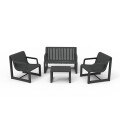 JUEGO DE JARDIN ZENO ANTRACITA 4 PIEZAS Juego De Jardin Zeno Antracita 4 Piezas