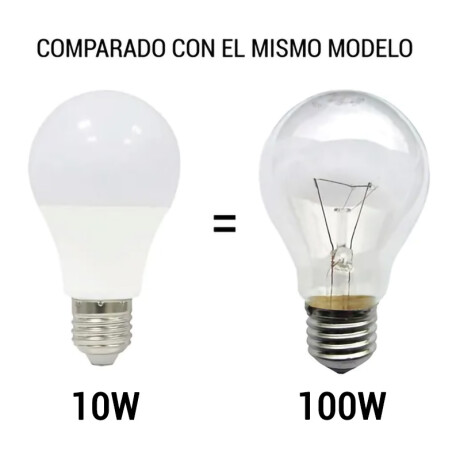 LLE2710 Lámpara LED A60 10W Luz Cálida