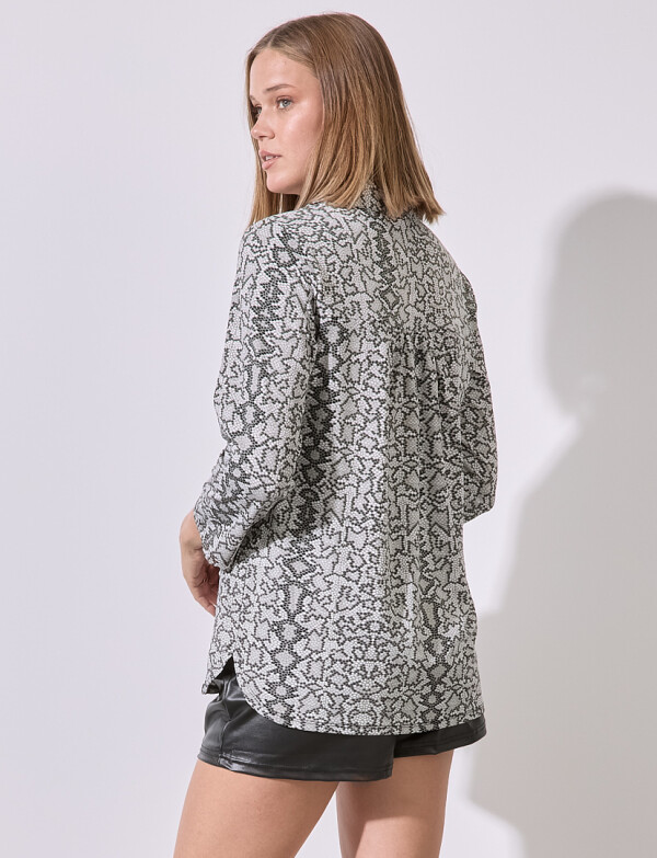 Blusa Print GRIS/MULTI