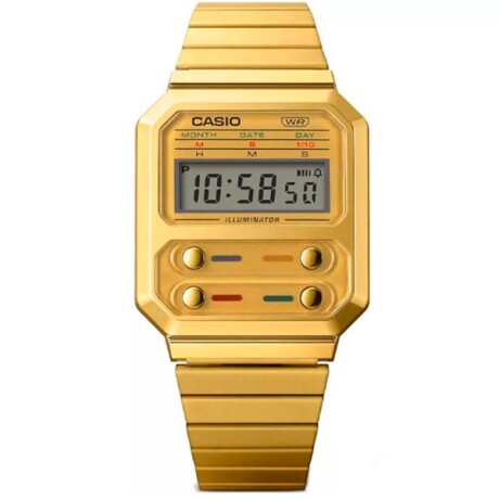 Reloj Casio Resina Clasico Oro 0