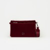 Bandolera Lily en gomato Bordeaux