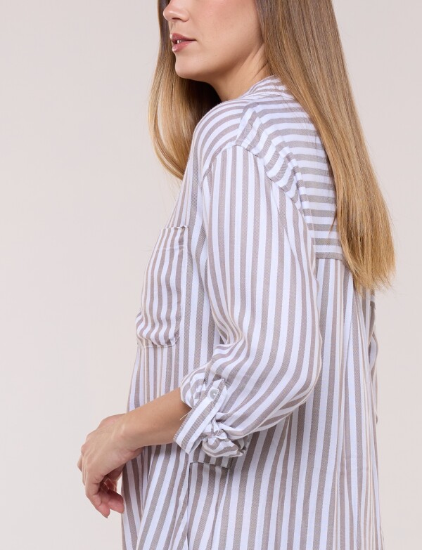 Vestido Camisero TOSTADO/MULTI