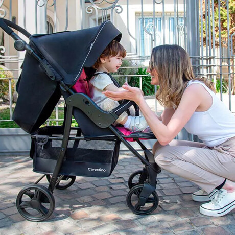 Cochecito Plegable Ajustable Carestino City V2 + Accesorios New Esmeralda