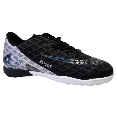 Calzado Champión Fútbol 5 Deportivo Expert Para Niño Niña Negro Gris