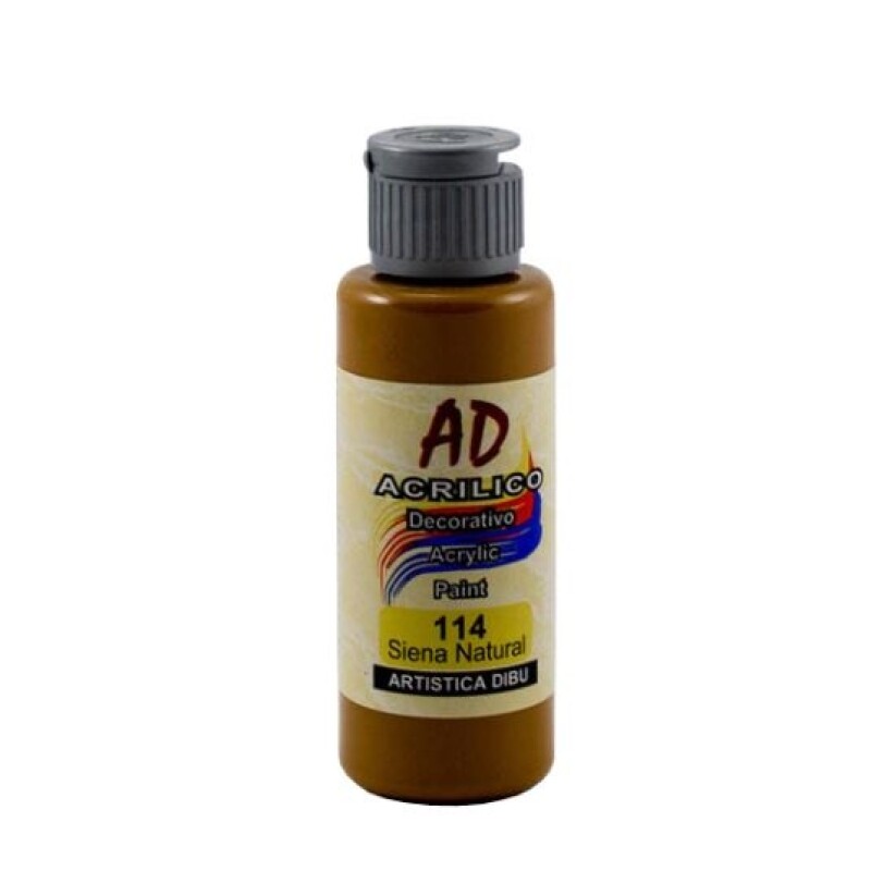 Acrílico Decorativo Ad 60 Ml Siena Natural #Acrílico Decorativo Ad 60 Ml Siena Natural