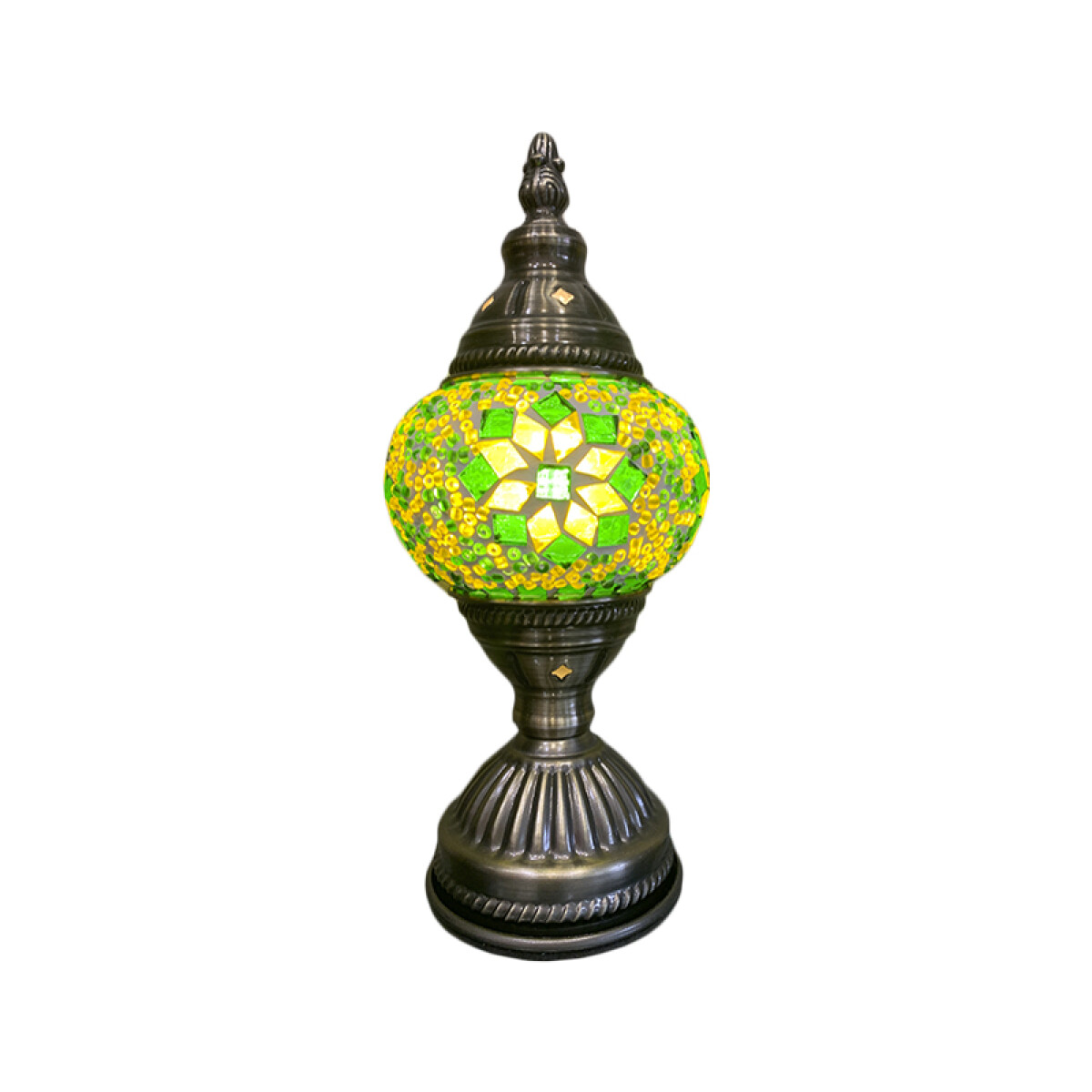 Lámpara Turca - Flor Verde 