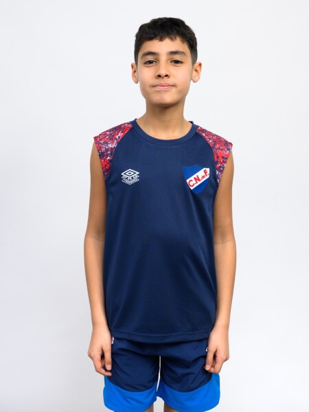 MUSCULOSA PRO TRAINING ACTIVE Nacional Junior Azul Marino