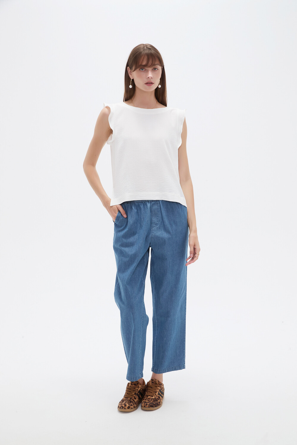 Blusa Jastel Marfil / Off White