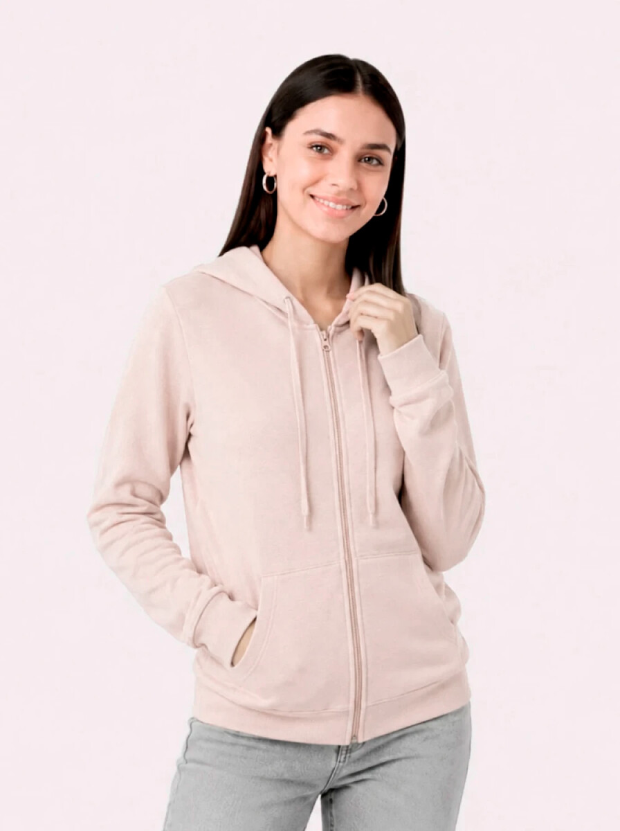 CAMPERA UNISSEX BÁSICA ADULTO - ROSADO 