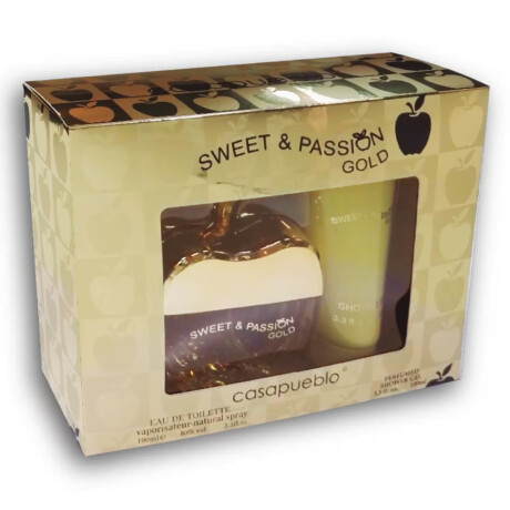 Set Casapueblo Estuche Sweet & Passion Gold Perfume 100ml + Body Lotion Set Casapueblo Estuche Sweet & Passion Gold Perfume 100ml + Body Lotion