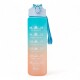 Pack De 3 Botellas De Agua Motivacional Gym Celeste