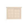 Cortina Roller Rústica Lumax Colores 1.0 X 2.0 M Calidad Beige