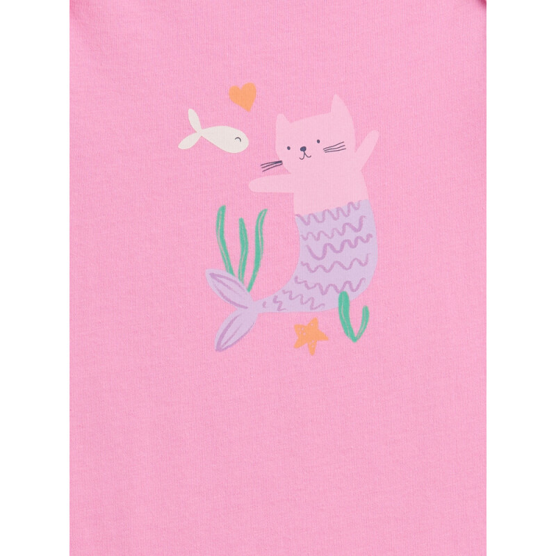 V-VALUE SS GRPH BS PINK FLAMINGO