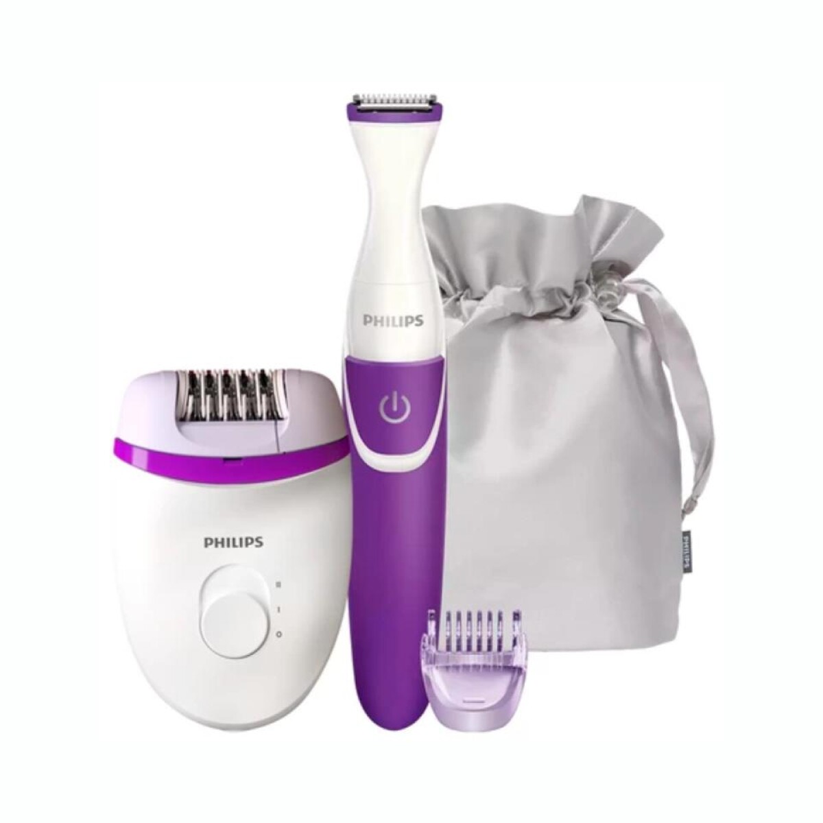 Depiladora PHILIPS BRP505/00 Dos Velocidades + Recortadora Para Cavado 