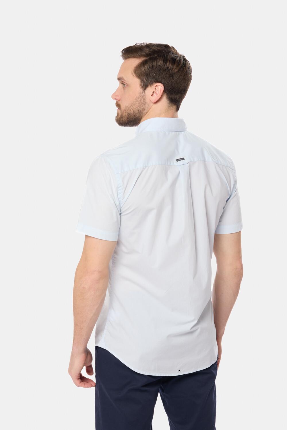 CAMISA LISA Celeste