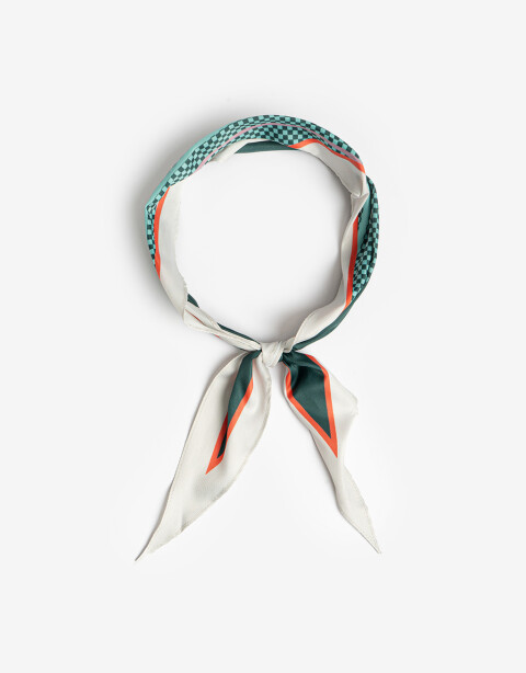 Pañuelos Raso Geométrico Pañuelo Geométrico - Combinacion Multicolor