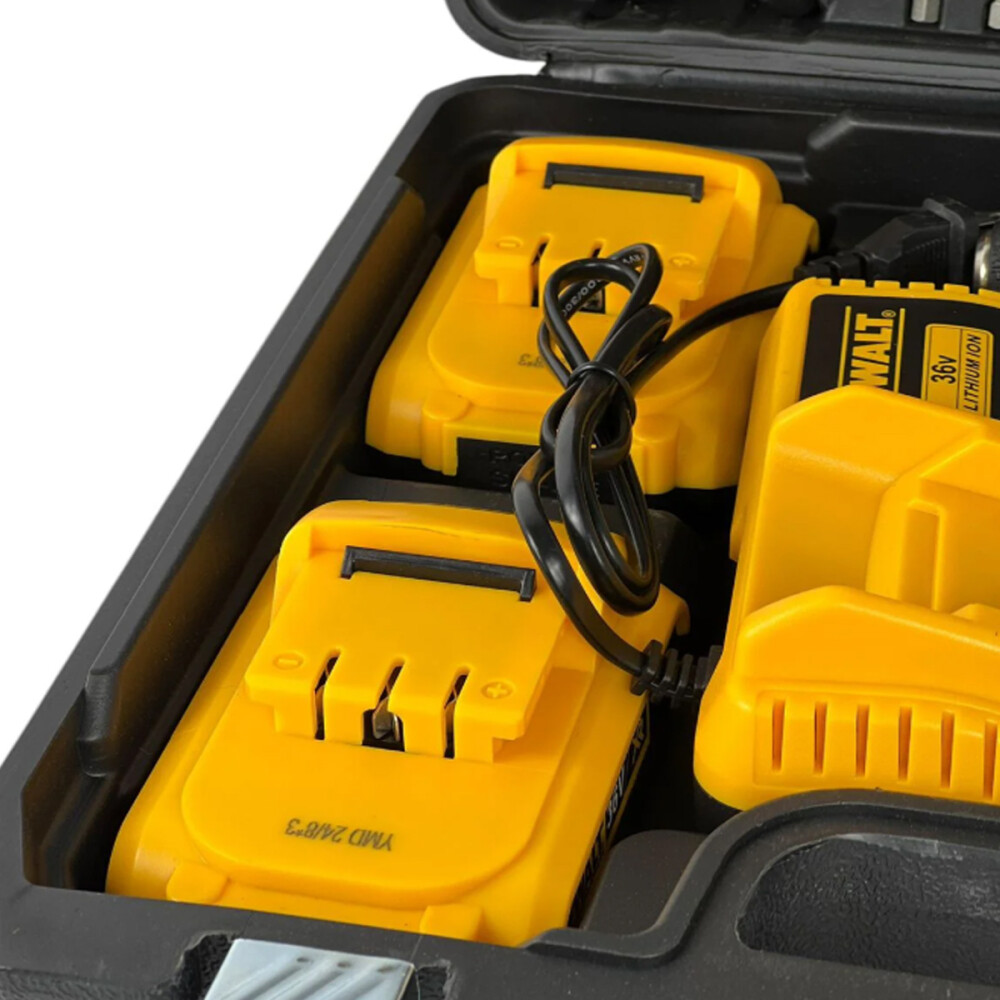 Set Taladro Inalámbrico 21v Con 2 Baterías Y Cargador Set Taladro Inalámbrico 21v Con 2 Baterías Y Cargador