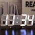 Reloj Digital Mesa Pared Luz Led Moderno Despertador Usb Variante Color Blanco