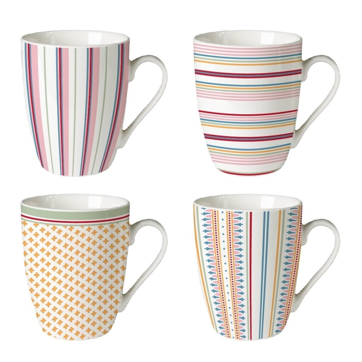 Taza de Cerámica Selecta Bombe 340 ml – Diseños Surtidos 