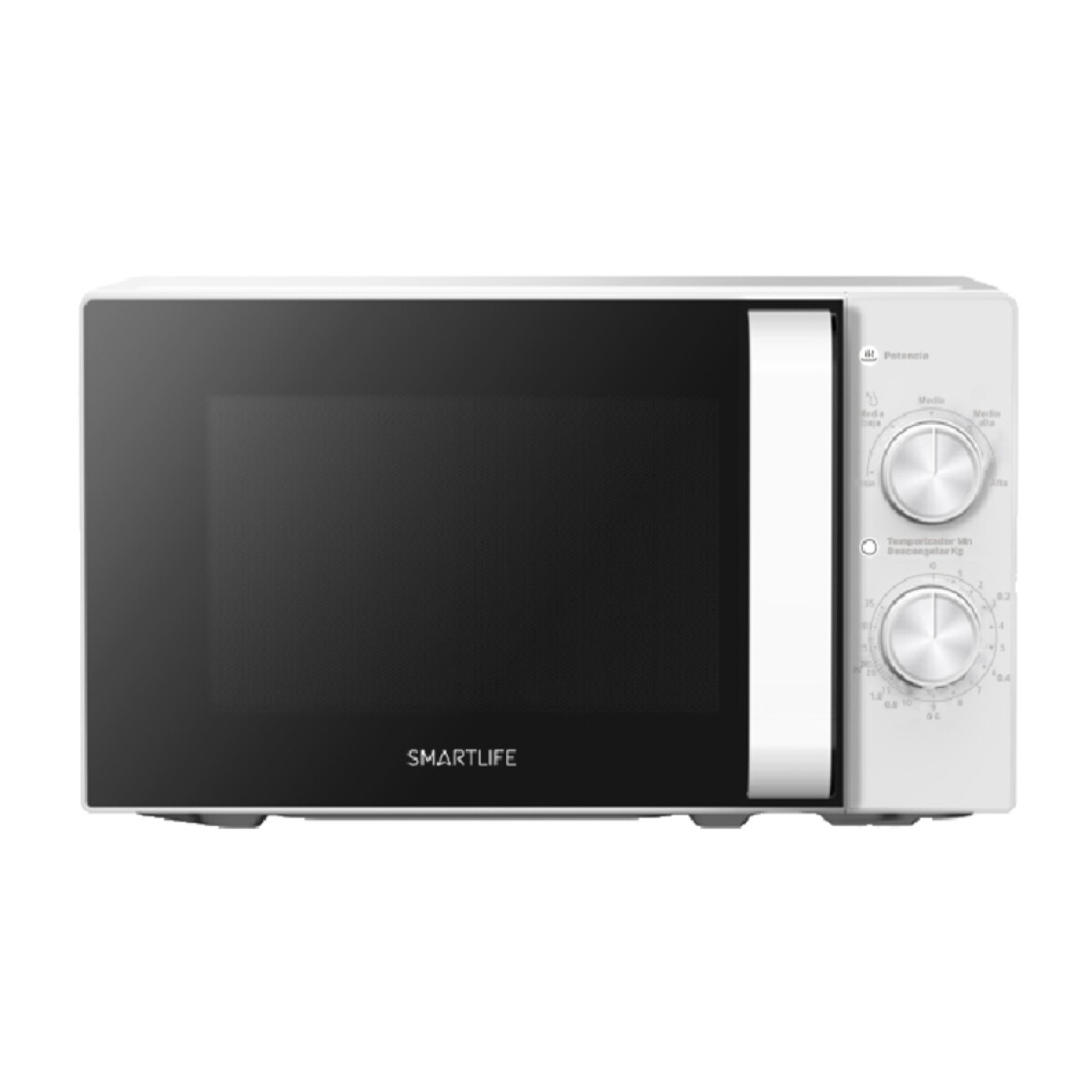 Microondas Manual 20 Lts. Blanco Smartlife SLMWO20MMW 